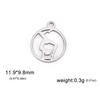 5pcs/lot Stainless Steel Gold Charms Irish Knot Hand Sun Flower Tree Ribbon Pentagram DIY Pendant for for Jewelry Making