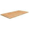 343011 vidaXL Bathroom Countertop Light Brown 100x50x1.5cm Treated Wood