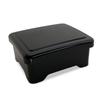 Unaju Kozukidon Matte Black with Red Made In Japan J-Kitchens (Eel) Box, (Eel Bowl), Interior,