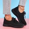 2025 summer Women's Breathable Non-slip Platform Fashion New Casual  Shoes for WomenShoes Korean Running Shoes Black Sneakers