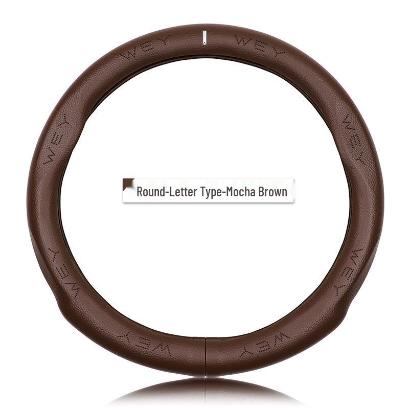 Genuine Leather Steering Wheel Cover for Great Wall WEY Mocha, VV6, VV5, VV7GT, Macchiato, Latte