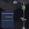 304 Stainless Steel Emergency Shower & Eye Wash Station