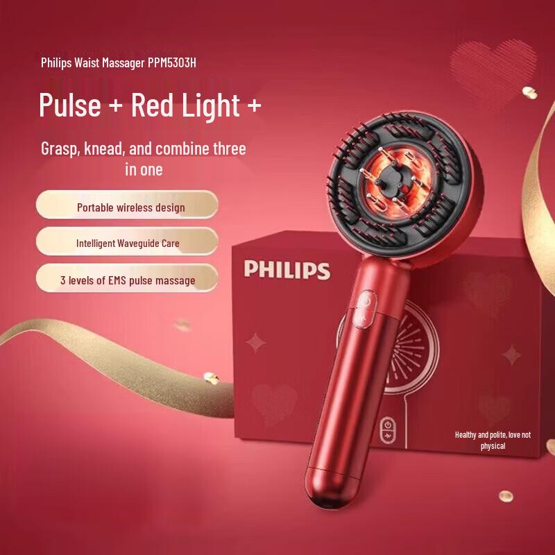 Массажер-расческа для кожи головы Philips PPM5303H, штекер CN (адаптер в комплекте)