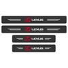 4x Carbon Fiber Car Door Plate Threshold Protector Sticker For Lexus ES300 RX330 RX300 GS300 IS250 IS200 CT200h NX RX