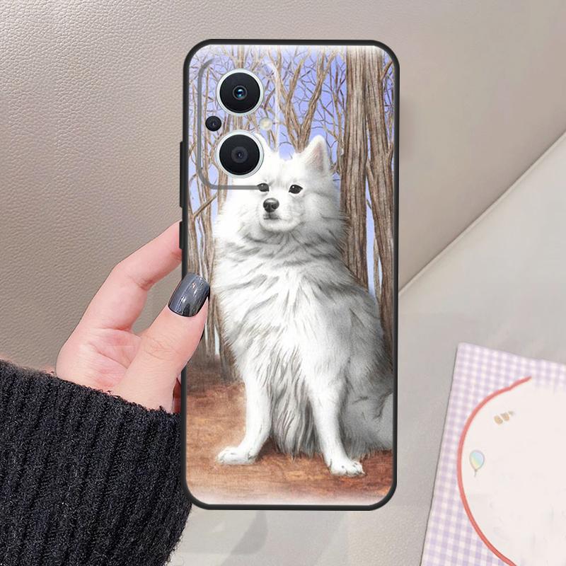 Japanese Spitz Dog Funda For OPPO Reno 12 14 13 11 10 Pro 11F 12F 13F 14F 7 8 Lite OPPO Find X6 X5 X8 X9 Pro Case