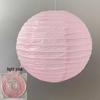 10-Inch Round White Paper Lantern, Red Mid-Autumn Festival & Wedding Decoration
