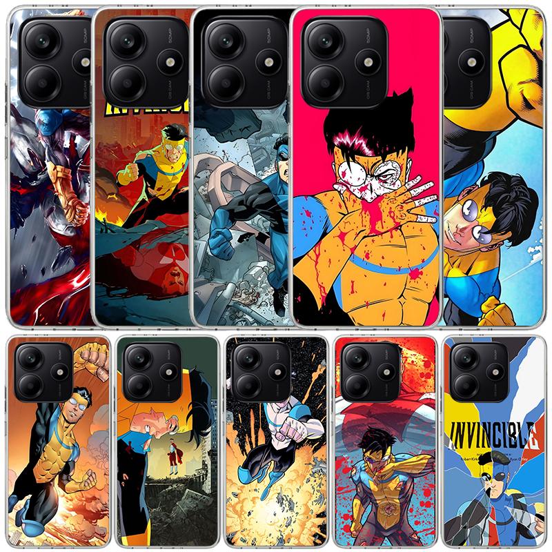 Cool I-Invincible Soft Cover for Xiaomi Redmi Note 15 14 13 12 Pro Plus Phone Case 14S 11S 11T 11E 10S 10 4G Pattern Shell Redmi