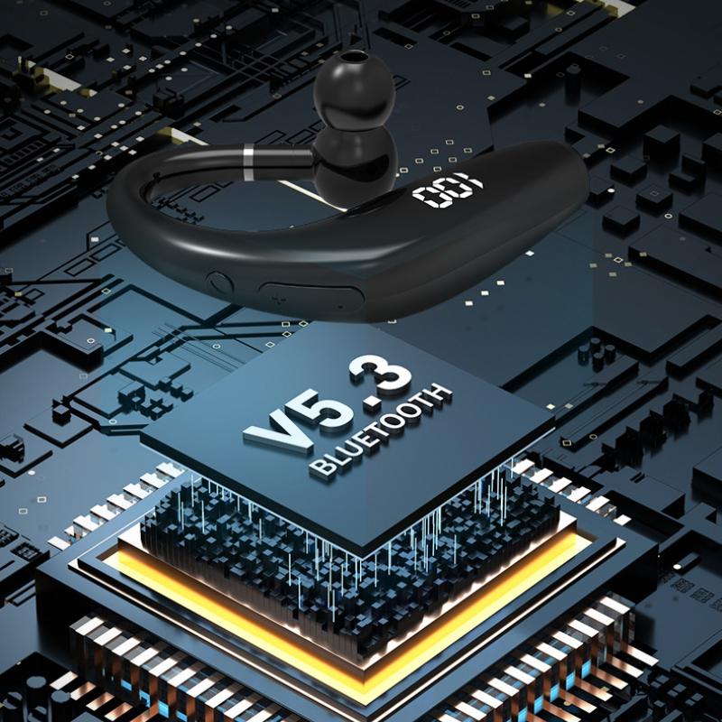 Drahtloses Bluetooth-Headset Business Einzelohr Hängendes Ohr Drahtloses Bluetooth-Headset Extra Lange Standby-Zeit