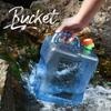 20-7.5L Large Capacity Water Container with Handle for Camping Drinking Water Storage Bucket Travel Water Canister with Faucet