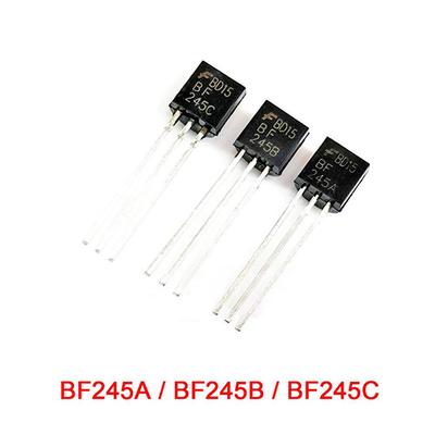 20PCS BF245A BF245B BF245C Transistor TO-92 BF245 RF effetto di campo di giunzione N-Channel Trans JFET N-CH Fairchild Amplificatore TRANSISTOR GENUINI TO92