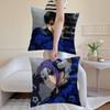 C-Comics Seishiro Nagi Cushion Cover Anti-dustmite Pillowcase Invisible Zipper Silky Short Plush Sofa Cushion Cover