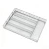 Kitchen Cutlery Drawer   Carbon Steel Flatware Storage Divider with Anti Slip Foam Pads for Spoons Forks Stationery