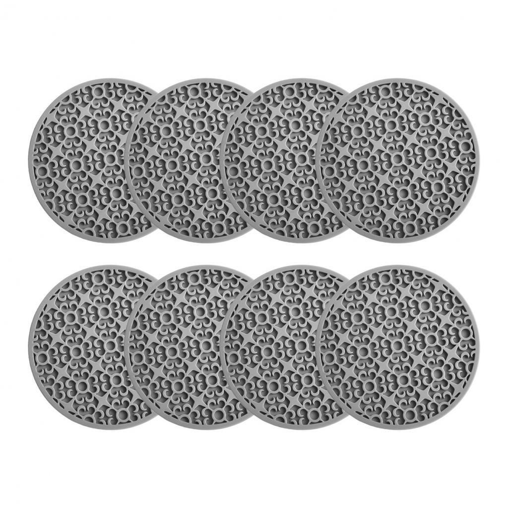 10cm Coasters 10x10x0.4cm 8 Pack Coasters Drinks Cup