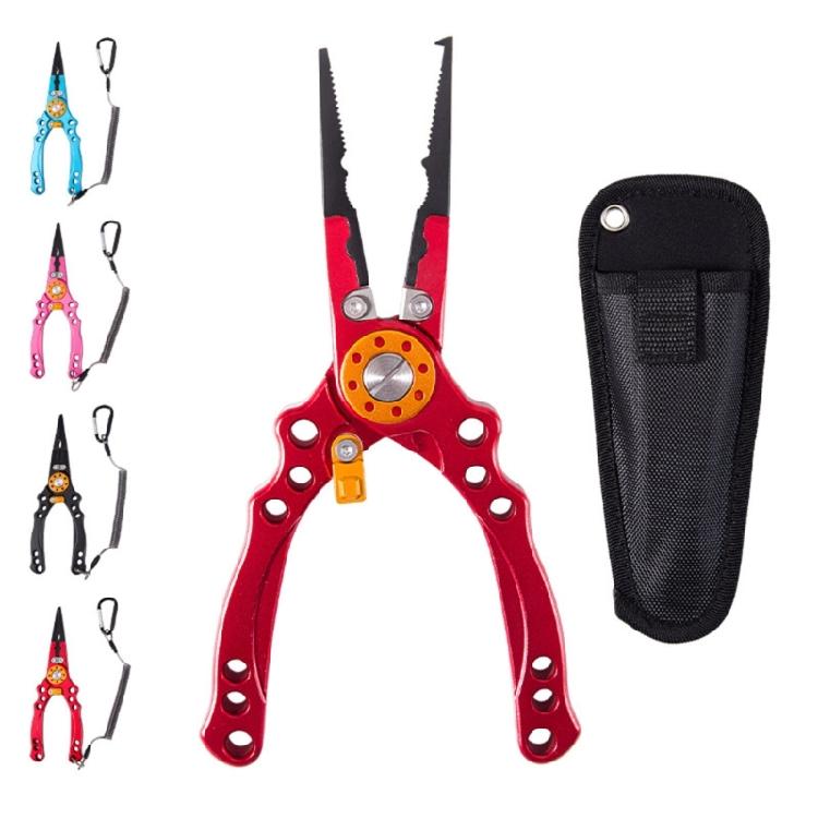 Přenosné rybářské kleště Hliníková slitina Řezačka vlasce Odstraňovač háčků Rybářské nůžky pro odstranění háčků & Rozdvojené konce