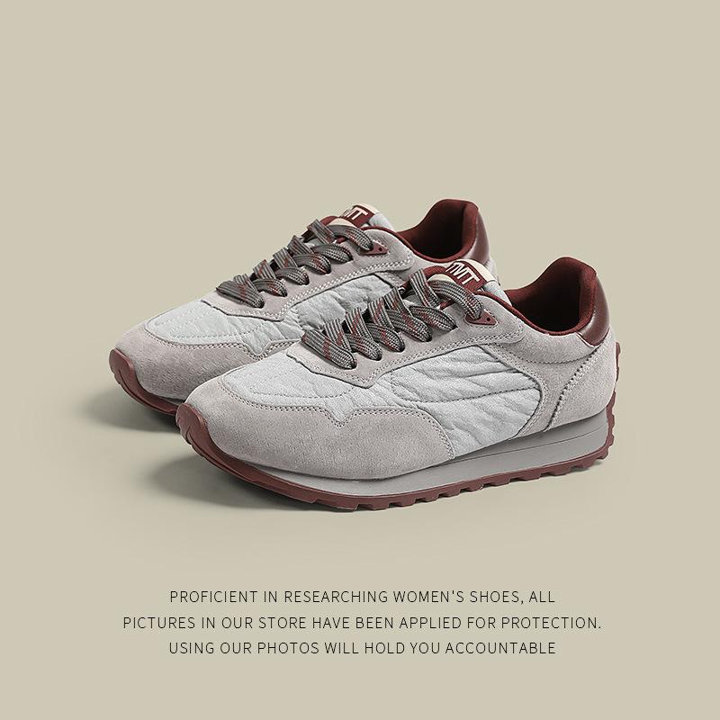 Leather German Training Shoes Women'S Shoes Spring Versatile Casual Sports Shoes