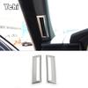 For Range Rover Sport 2014-2018 ABS Silver Car A-pillar Air Outlet Decorative Frame Stickers Car Interior Accessories