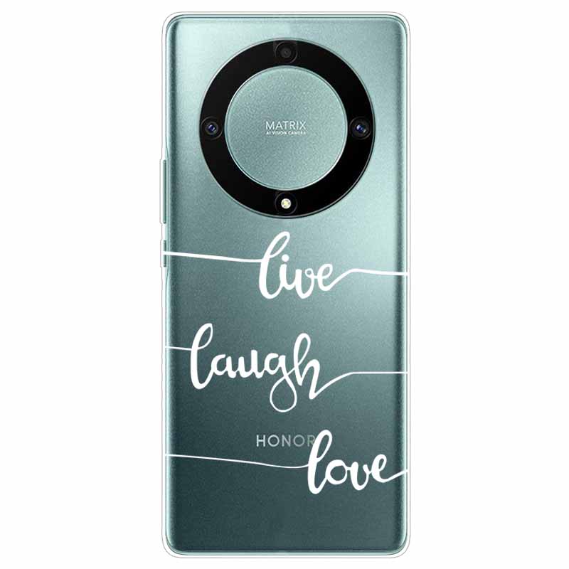 Custodia per Honor Magic6 Lite 5G Trasparente TPU Silicone Funda Capa per Honor Magic 6 Lite Coperture Morbide Magic6Lite Trasparenti Coques borsa