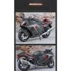 1/9 Suzuki Hayabusa GSX-1300R Alloy Motorcycle Model Toy Vehicle Collection Carrying Lighting Off Road Autocycle Toy Car