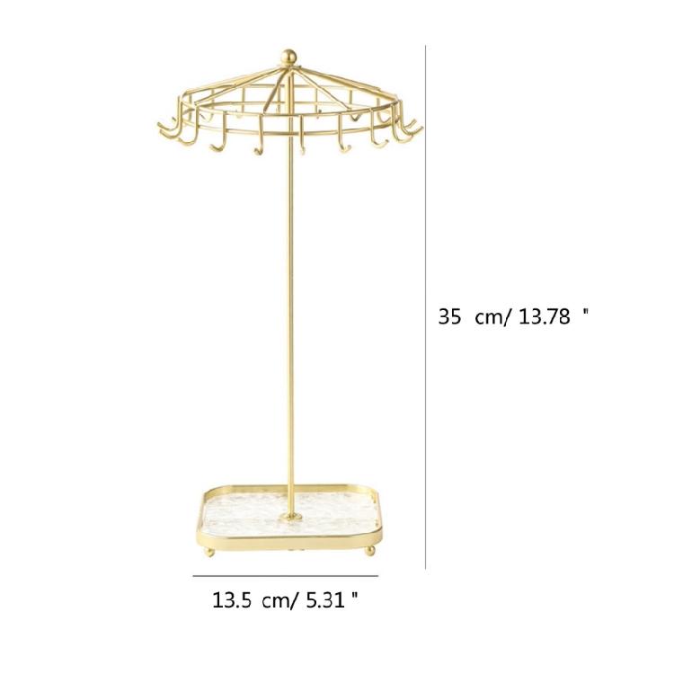 Stylish Jewelry Holder Rotating Necklace Organizers for Jewelry Storaging