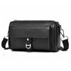 WEIXIER Men's Leather Crossbody Shoulder Bag Classic Waterproof Briefcase Messenger Satchel Travel Bag