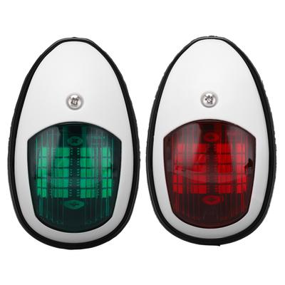 1 Pair Set Universal LED Signal Lamp IP66 Protection Grade Marine Side Navigation LightWhite