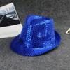 1 Pcs Jazz Hat Men's And Women's Sparkling Top Hat Children's Day Dance Hat KTV Festival Party Performance Magic