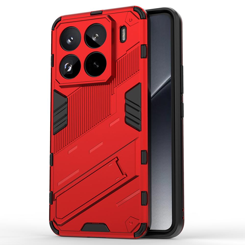 Pour Xiaomi 15 Pro Coque PC+TPU Antichoc Housse de Téléphone avec Béquille