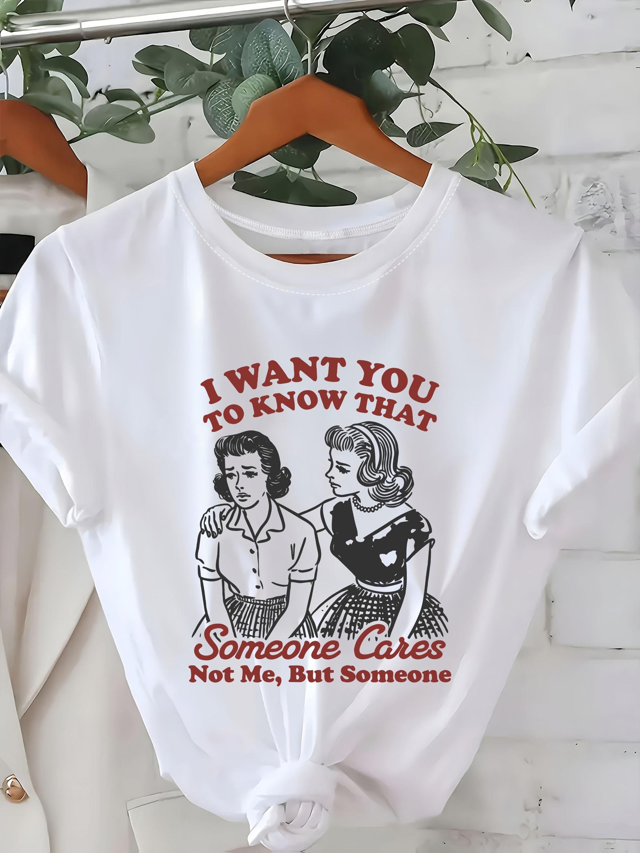 

Европейские размеры Женская повседневная футболка с круглым вырезом и принтом - Короткий рукав, Светло-голубой, Круглый вырез, Всесезонный, Свободный крой, Повседневная одежда S