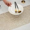 Yousheng Tischläufer Hitzebeständig PVC Ausgestanztes Design Hochtemperaturbeständig Lebensmittelmatte Verbrühungssicher Esstischabdeckung
