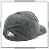 Casquette Chrome Crane CB342 Style Américain Décontracté Vintage avec Broderie Usée et Visière pour Hommes et Femmes (Noir)
