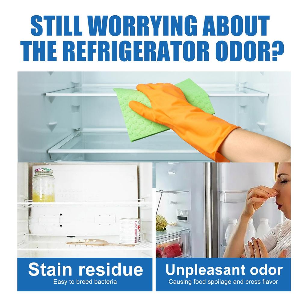 Środek czyszczący do lodówki, środek eliminujący zapachy z zamrażarki i lodówki, tabletki czyszczące do lodówki do wnętrza lodówki
