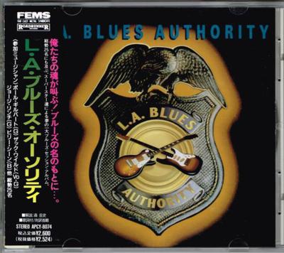 CD VARIOUS  L.A. Blues Authority APCY8074 ROADRUNNER 1992 Japan Rock Used