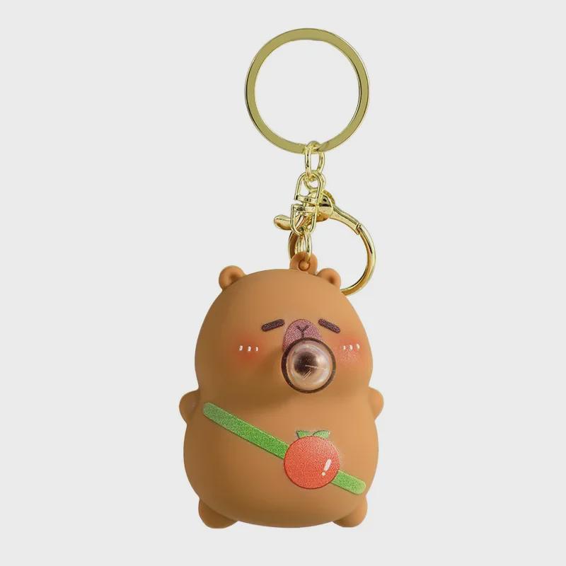 Schlüsselanhänger mit Cartoon-Stressabbau-Blasen