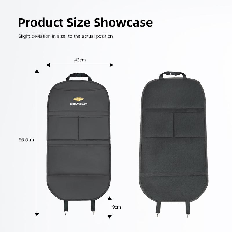 PU-Leder Auto-Rücksitz-Schutzabdeckung Anti-Kick-Pad Für Chevrolet Corvette Montana TrailBlazer Silverado Traverse Camaro