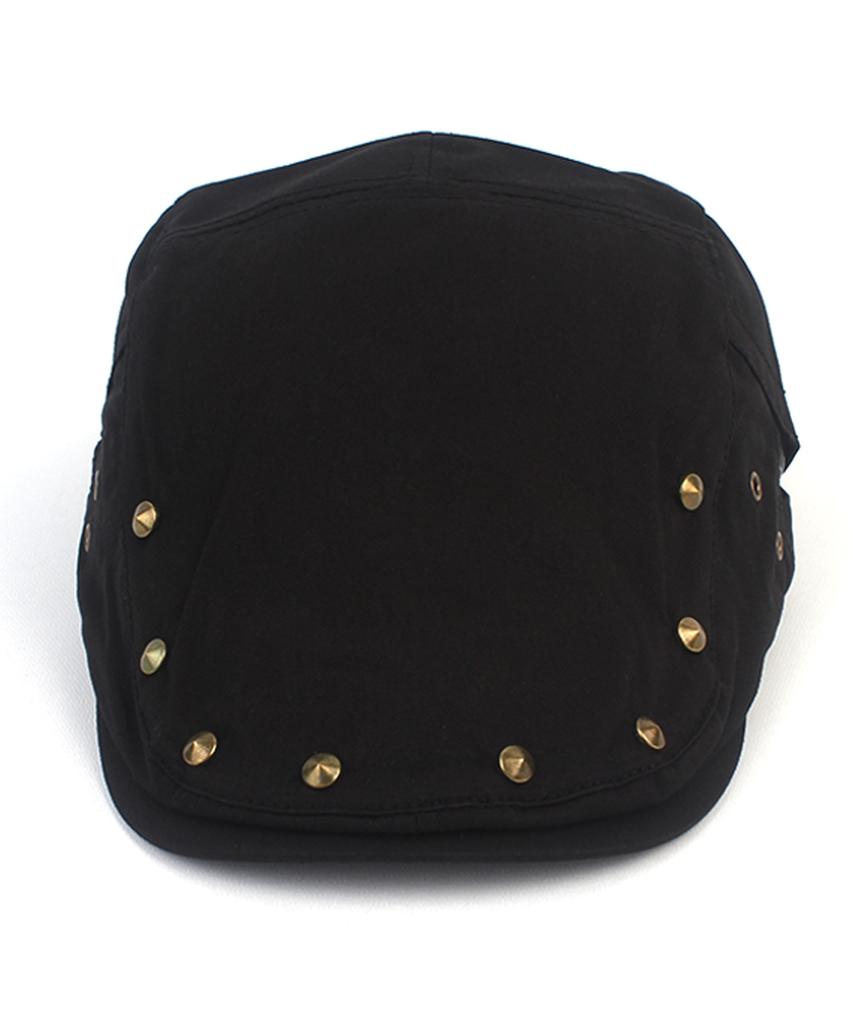 Yunibeosyeolkemiseuteuli Stud Black Side Belt Hunting Cap