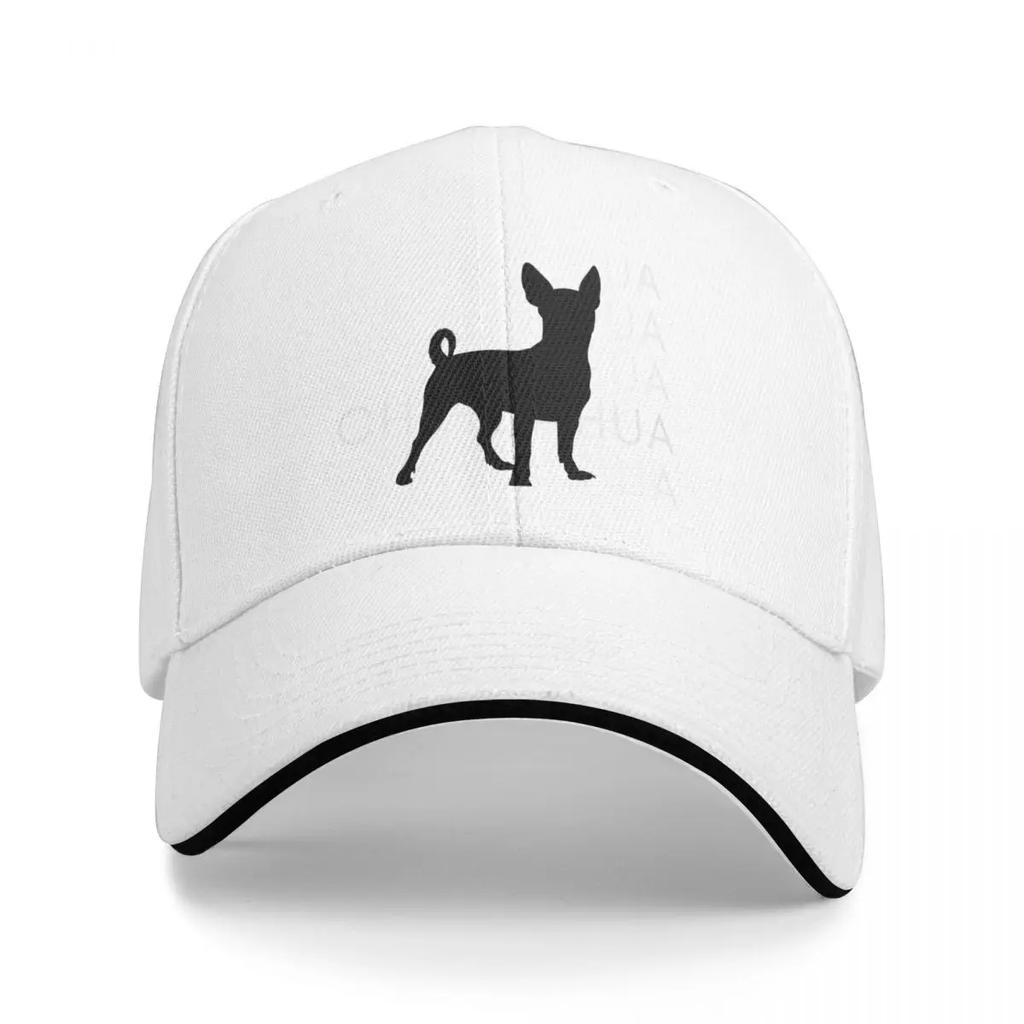 Feisty Chihuahua: Small Dog, Big Loyalty (black / white) Baseball Cap Luxury man cap Beach Outing Funny hats Unisex Hats Women's