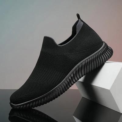 Adidași Bărbați Mesh Designer Pantofi Casual Bărbați Pantofi Casual Respirabili Adidași de Alergare Ușori pentru Bărbați Mocasini Masculino Esportivo