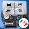 12V DC 300 PSI Car Tire Inflator, Compact Portable Air Compressor Pump with Cigarette Lighter Plug for Emergency Use