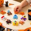 Collectible Spider Toys Halloween Figurine, 3D Printed Articulated Joint with Glow Spooky Home Decorations in Dark Eggs, Decor for Party, Sensory