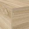 Storage Bed Frame with Storage Space Sonoma Oak 150 x 200 cm