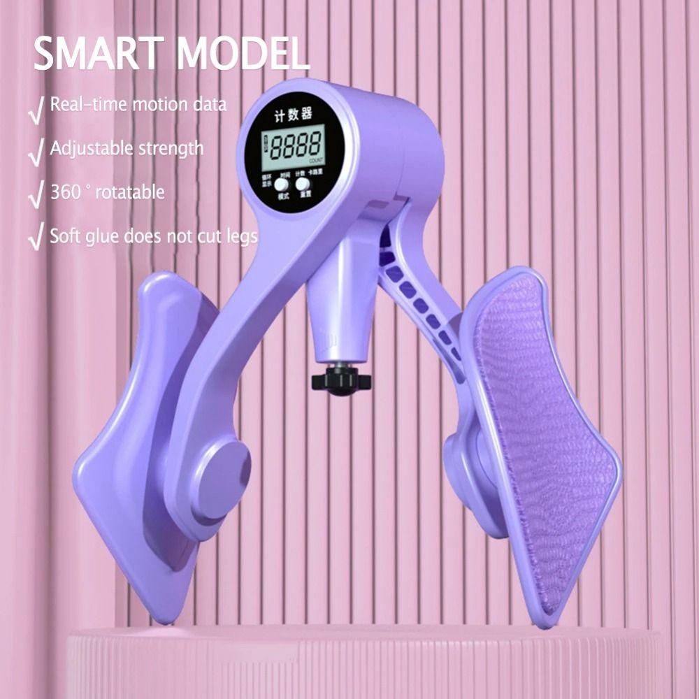Battery Powered Pelvic Floor Trainer Digital Counter Leg Strength Trainers  Home Fitness