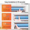 No-Drill Blackout Roller Blind