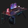 Desktop Computer Desk Ergonomic Gaming Table Bedroom Writing Desk K-type Luxury Stable Gaming Table Double Player Gaming Table