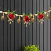 Door Hangings for Home Decoration, Heavy Thoranam for Entrance | Red Rose Toran for Main Door, Bandarwal | Size - 38 Inch