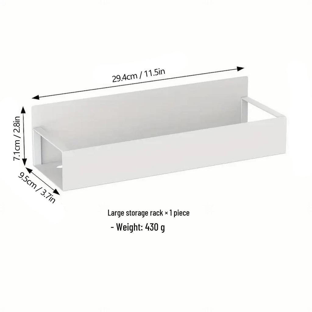 Magnetic Wall-Mounted Refrigerator Storage Shelf