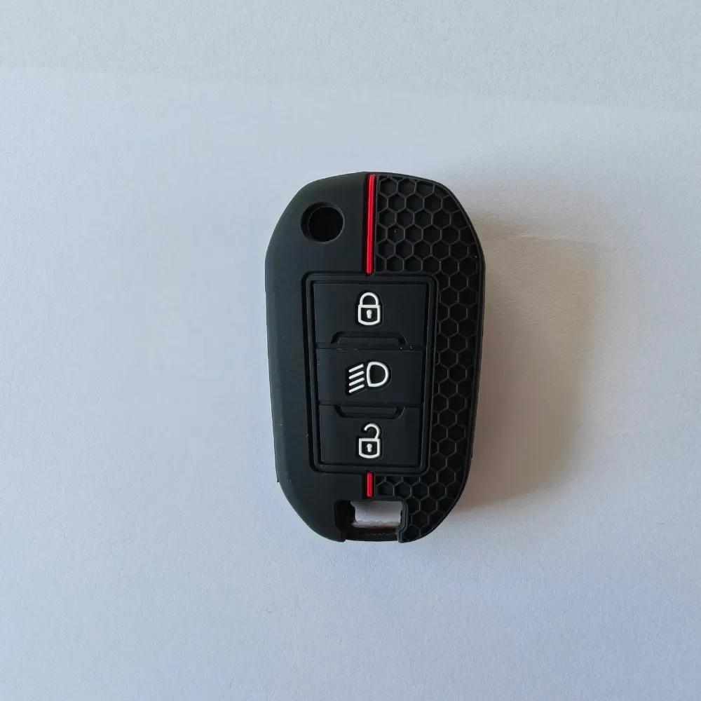 Silicone Key Cover Car Key Case For Citroen C5 C3 C4 C8 Berlingo For Peugeot Partner Rifter 208 308 508 407 2008 3008 Expert