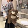 3D Cartoon Teddy Bear Plush Backpack for Girls