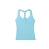 Dopamine blue sling vest women's summer wear backless design sense Spice girls wear slim fit beautiful sleeveless top