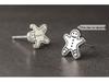 S925 Sterling Silver Gingerbread Man & Snowman Stud Earrings - 2022 Christmas Collection (E9540)