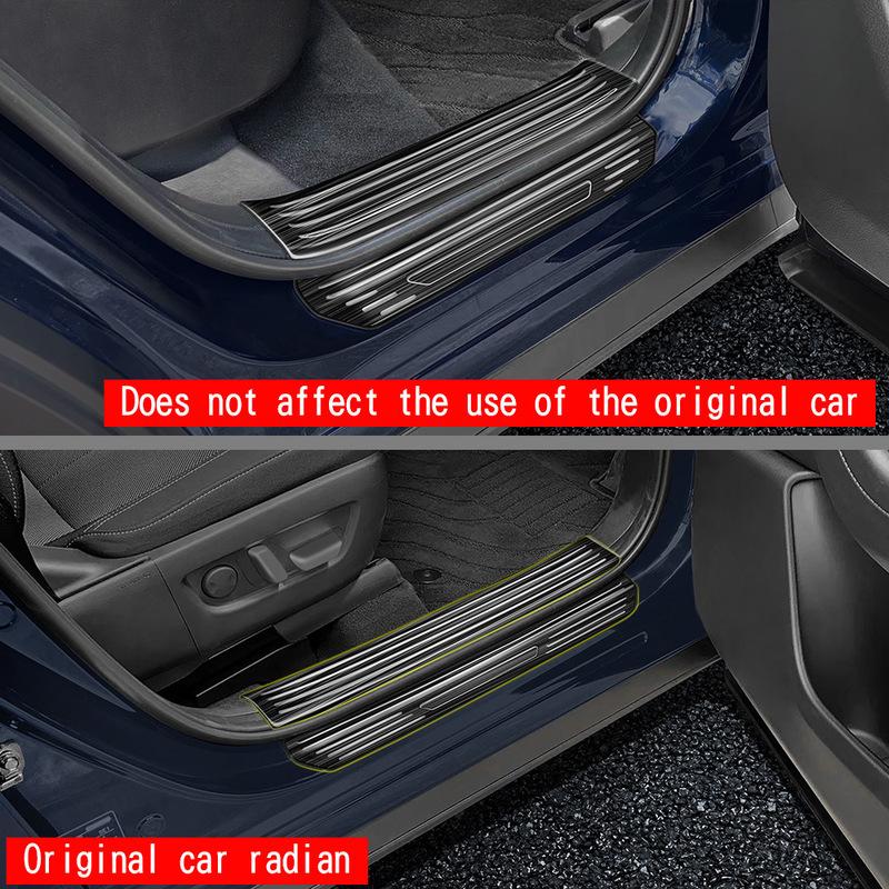 Per Mazda CX-60 CX60 Piastre Battitacco Auto Protezione Soglia Porta Rivestimento Protezione Battitacco Copripedale Acciaio Inossidabile 4 Pezzi Accessori Auto